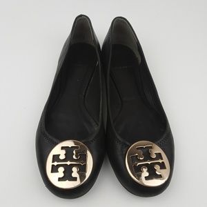 Tory Burch Black Flats Size 9M